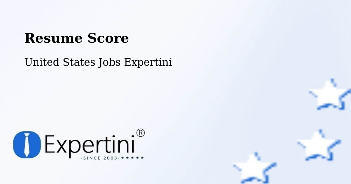 Resume Score & Job Description Match Tool – Eagan - United States Jobs Expertini
